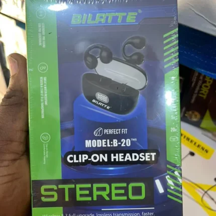 Bilatte Stereo Clip on Headset